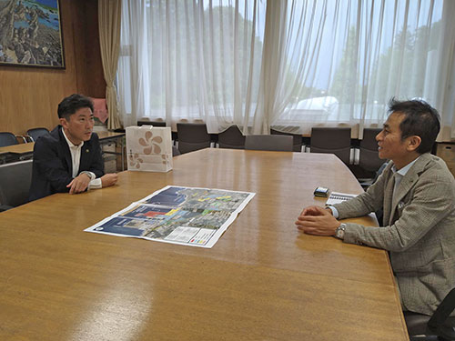 ひたちなか市役所へ表敬訪問