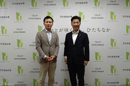 ひたちなか市役所へ表敬訪問その2